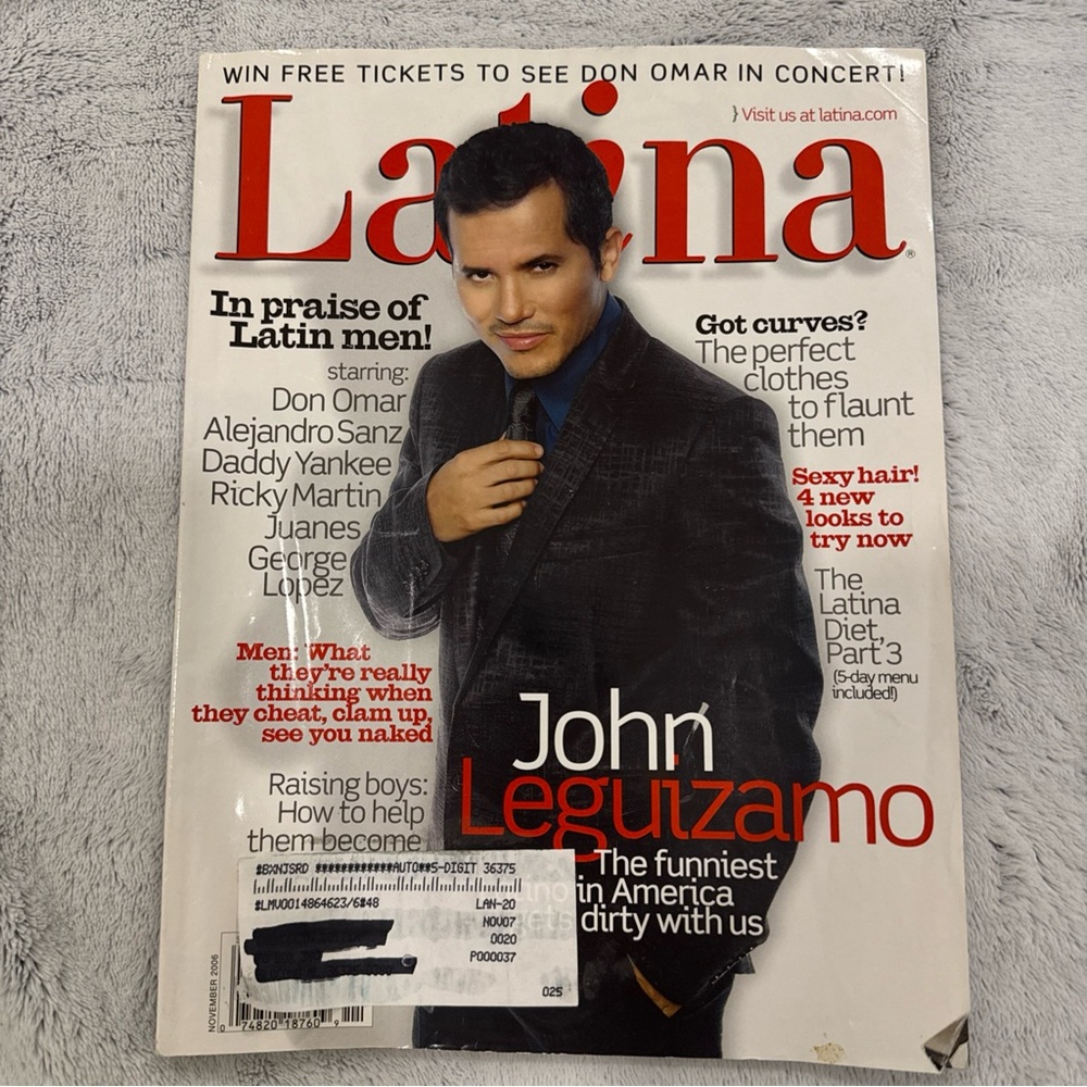 Latina Magazine with John Leguizamo Cover